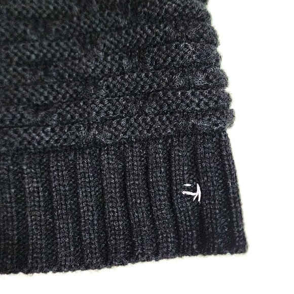 Simons black knit hat, infinity scarf & mitten set - Picture 6 of 14